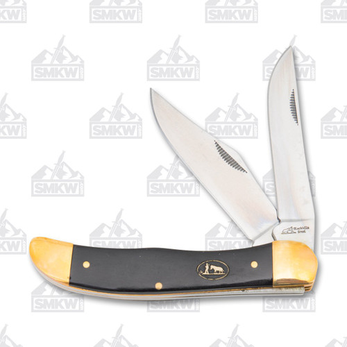 Frost Black Hills Buffalo Horn Folding Hunter With Copper Bolsters FRBKH164CBH